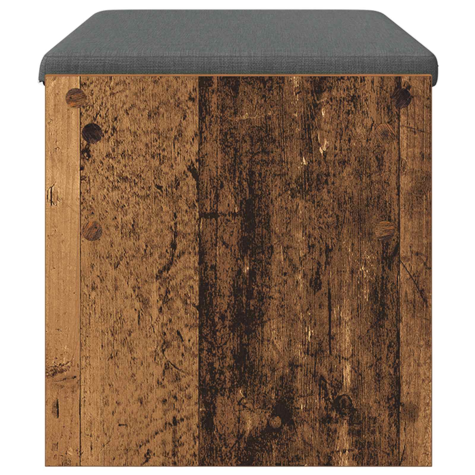 Panca per ingresso con cuscino Legno vecchio 83 x 38 x 40 cm | homemem39