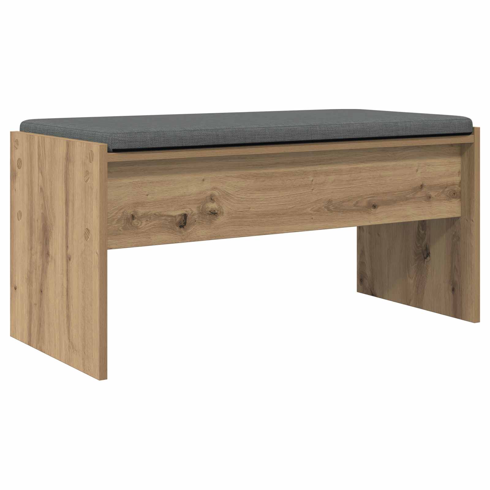 Panca per ingresso Rovere artigianale 83 x 38 x 40 cm | homemem39