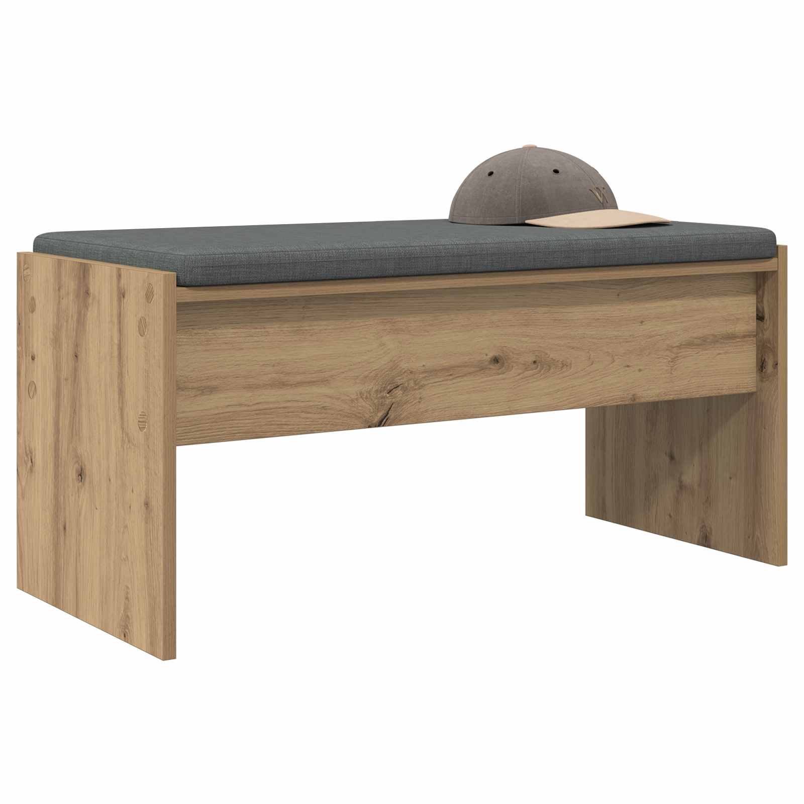 Panca per ingresso Rovere artigianale 83 x 38 x 40 cm | homemem39