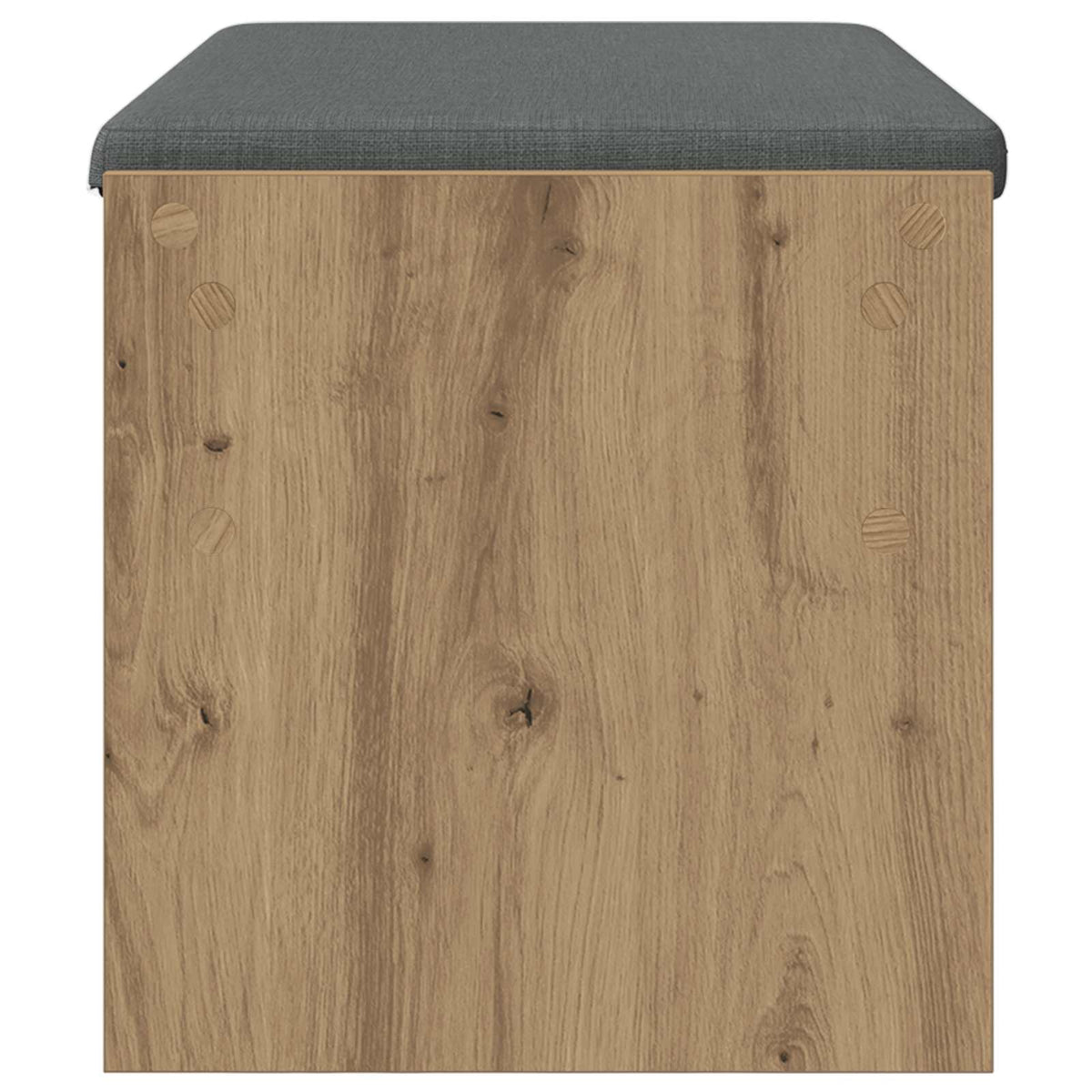 Panca per ingresso Rovere artigianale 83 x 38 x 40 cm - homemem39