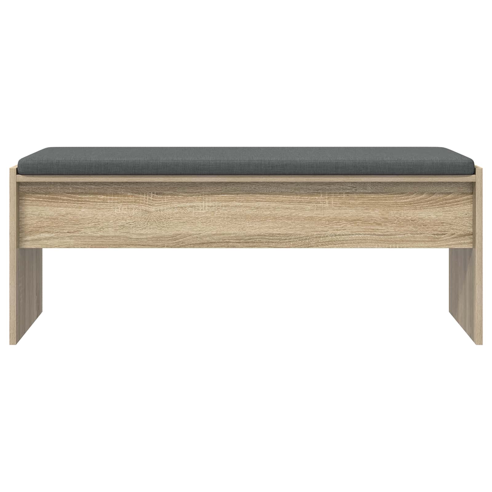 Panca per ingresso con cuscino Rovere Sonoma 103 x 38 x 40 cm | homemem39