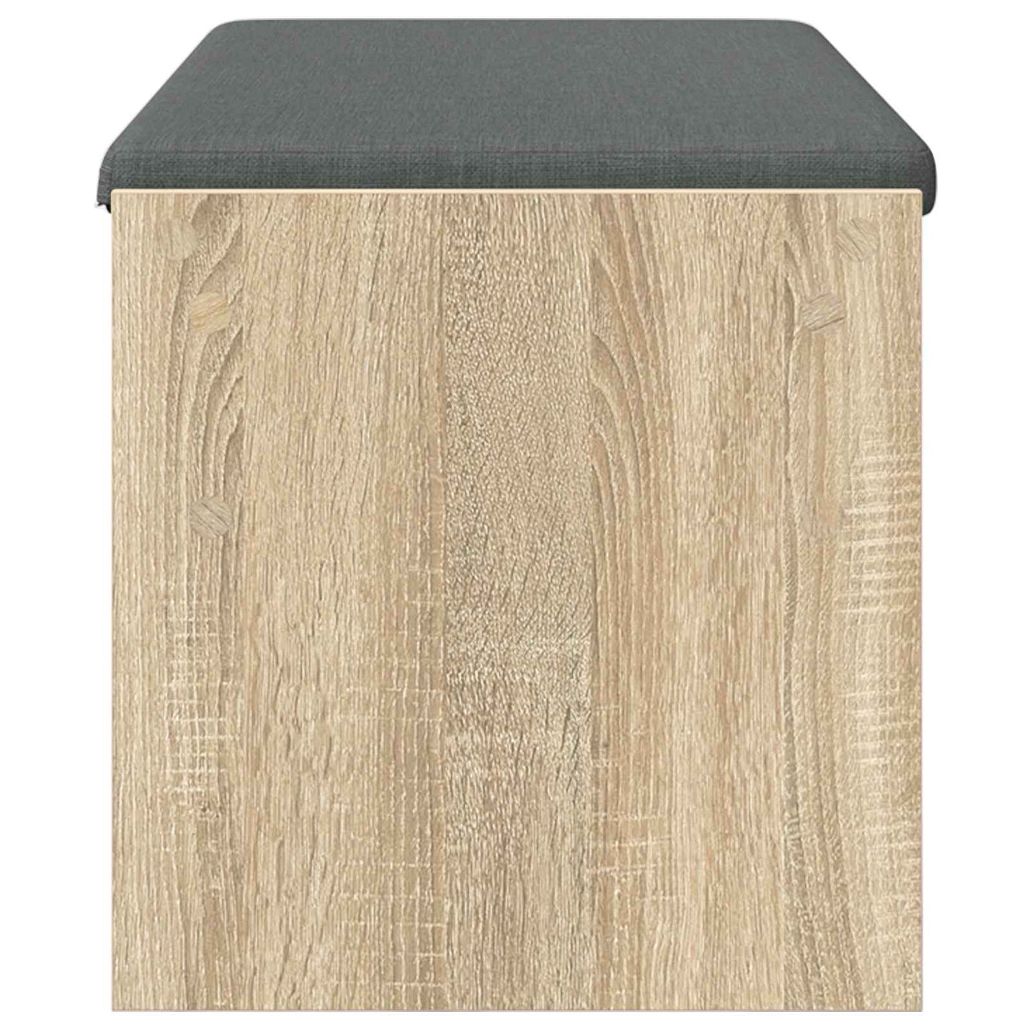 Panca per ingresso con cuscino Rovere Sonoma 103 x 38 x 40 cm | homemem39
