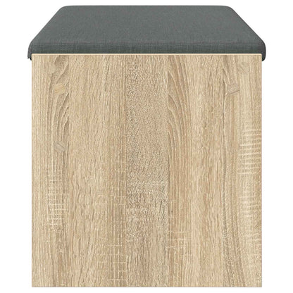 Panca per ingresso con cuscino Rovere Sonoma 103 x 38 x 40 cm | homemem39