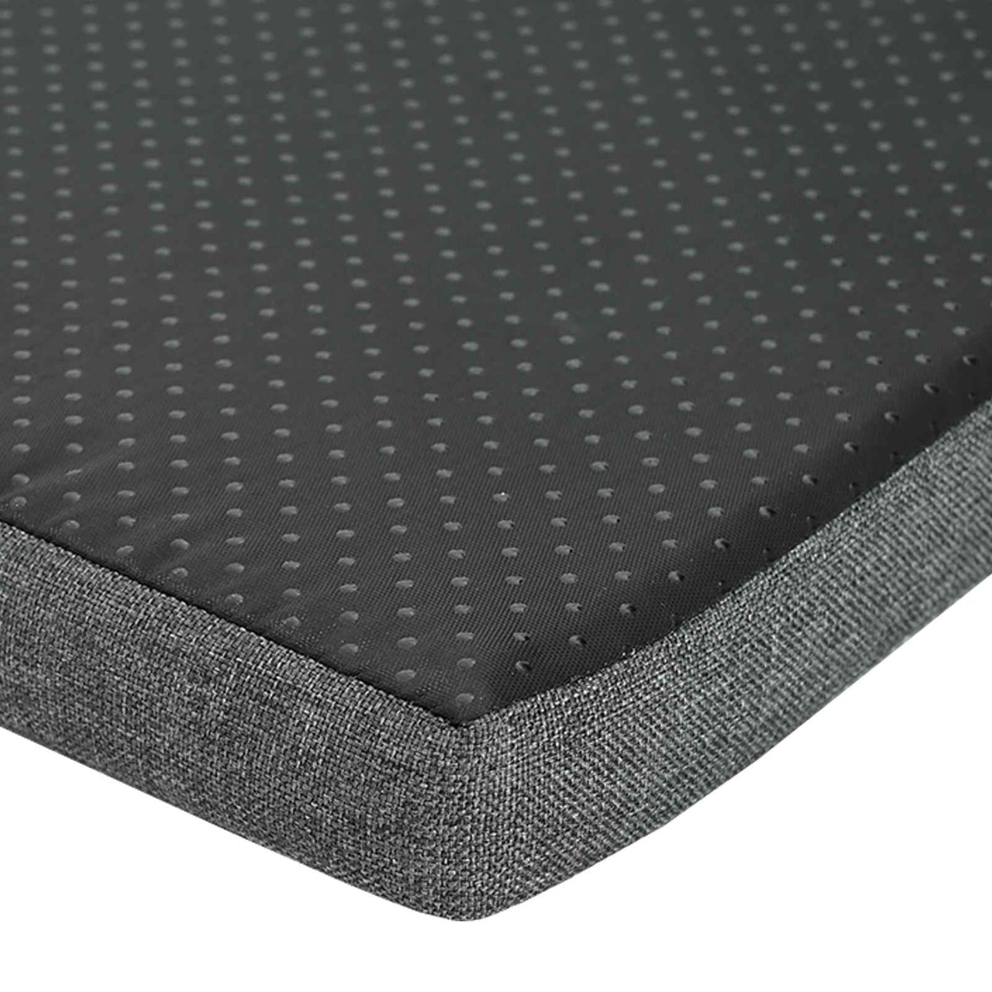 Panca per ingresso con cuscino Grigio cemento 103 x 38 x 40 cm