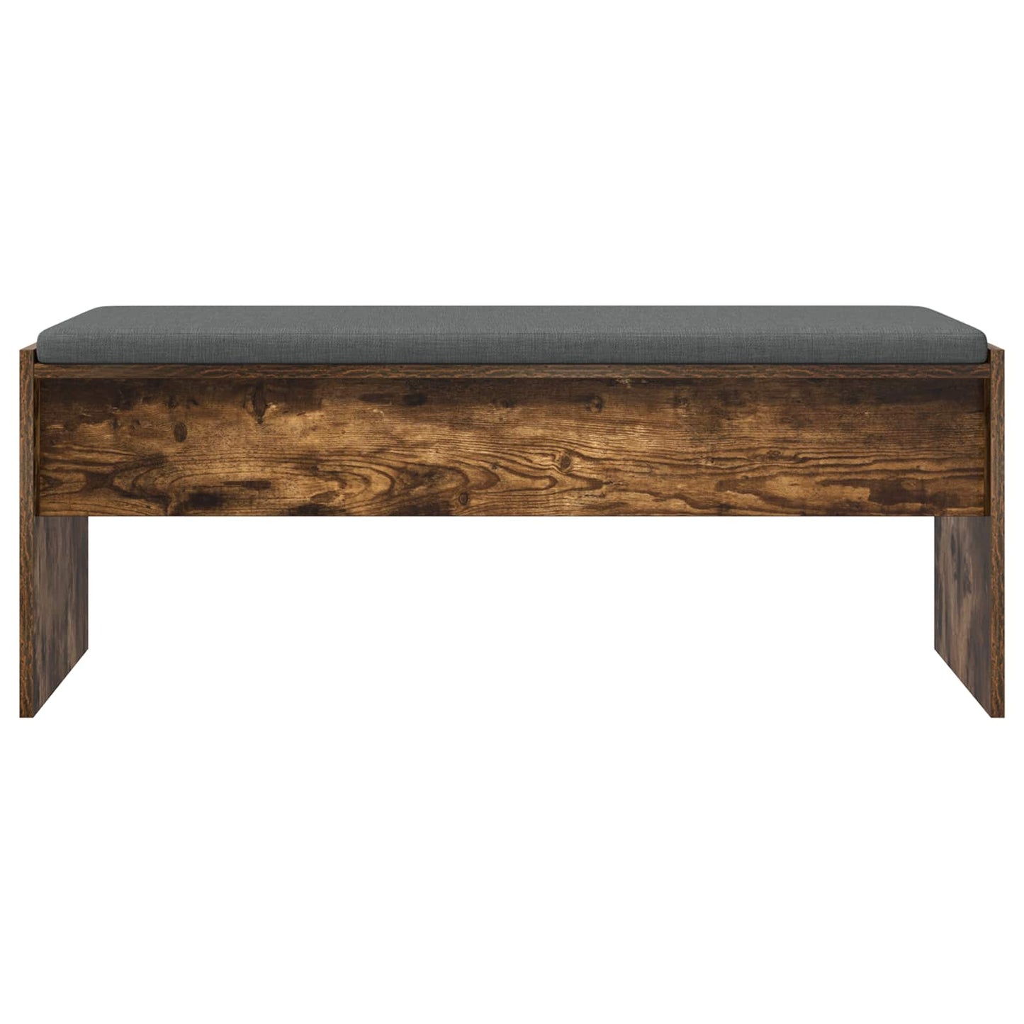 Panca per ingresso con cuscino Rovere fumé 103 x 38 x 40 cm | homemem39
