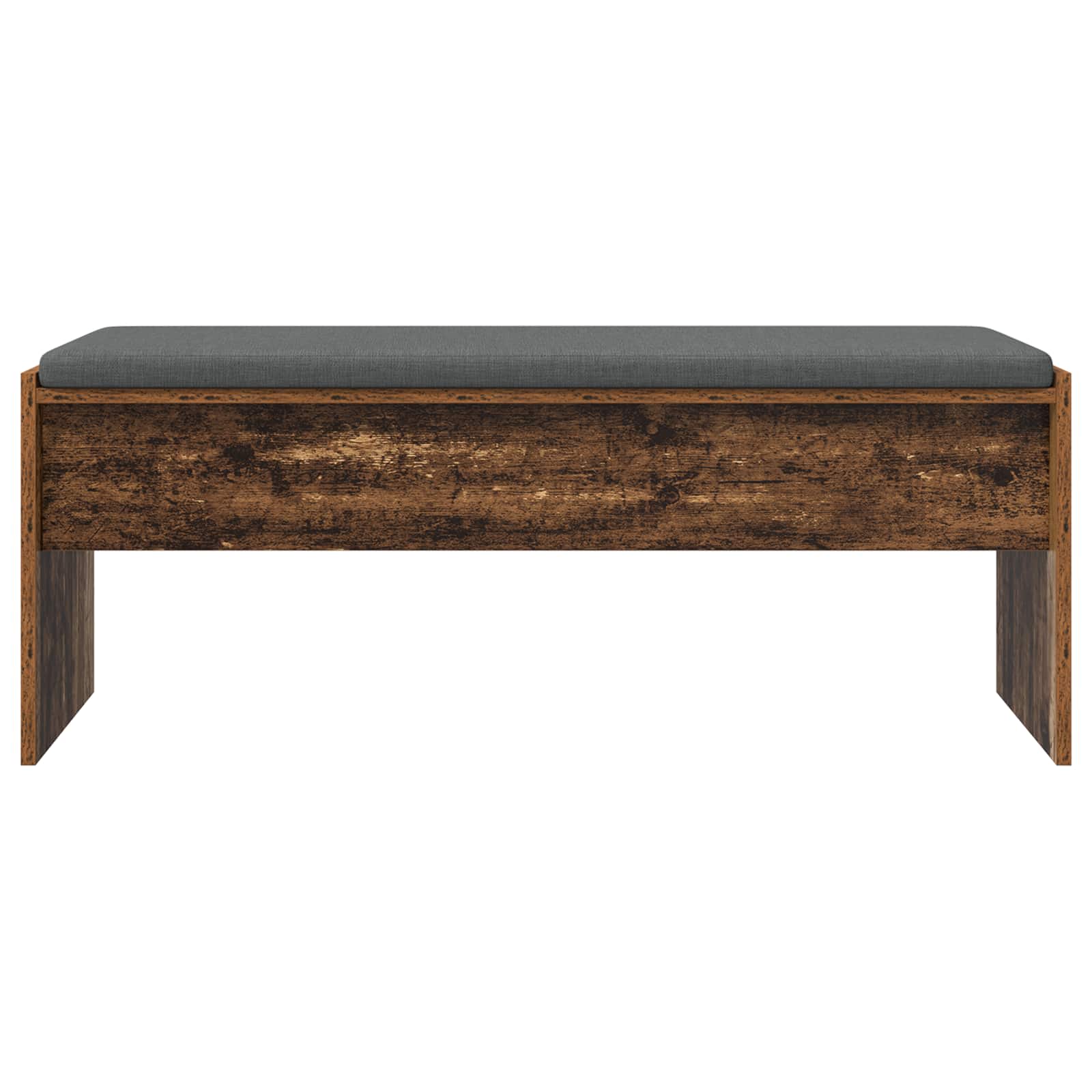Panca per ingresso con cuscino Legno vecchio 103 x 38 x 40 cm | homemem39