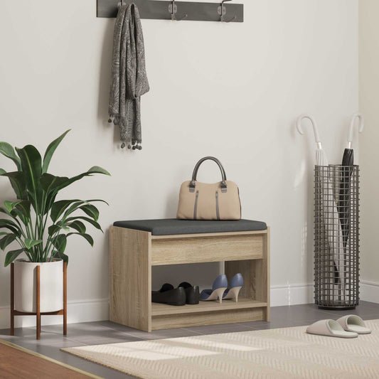 Panca per ingresso Rovere Sonoma 63 x 38 x 45 cm