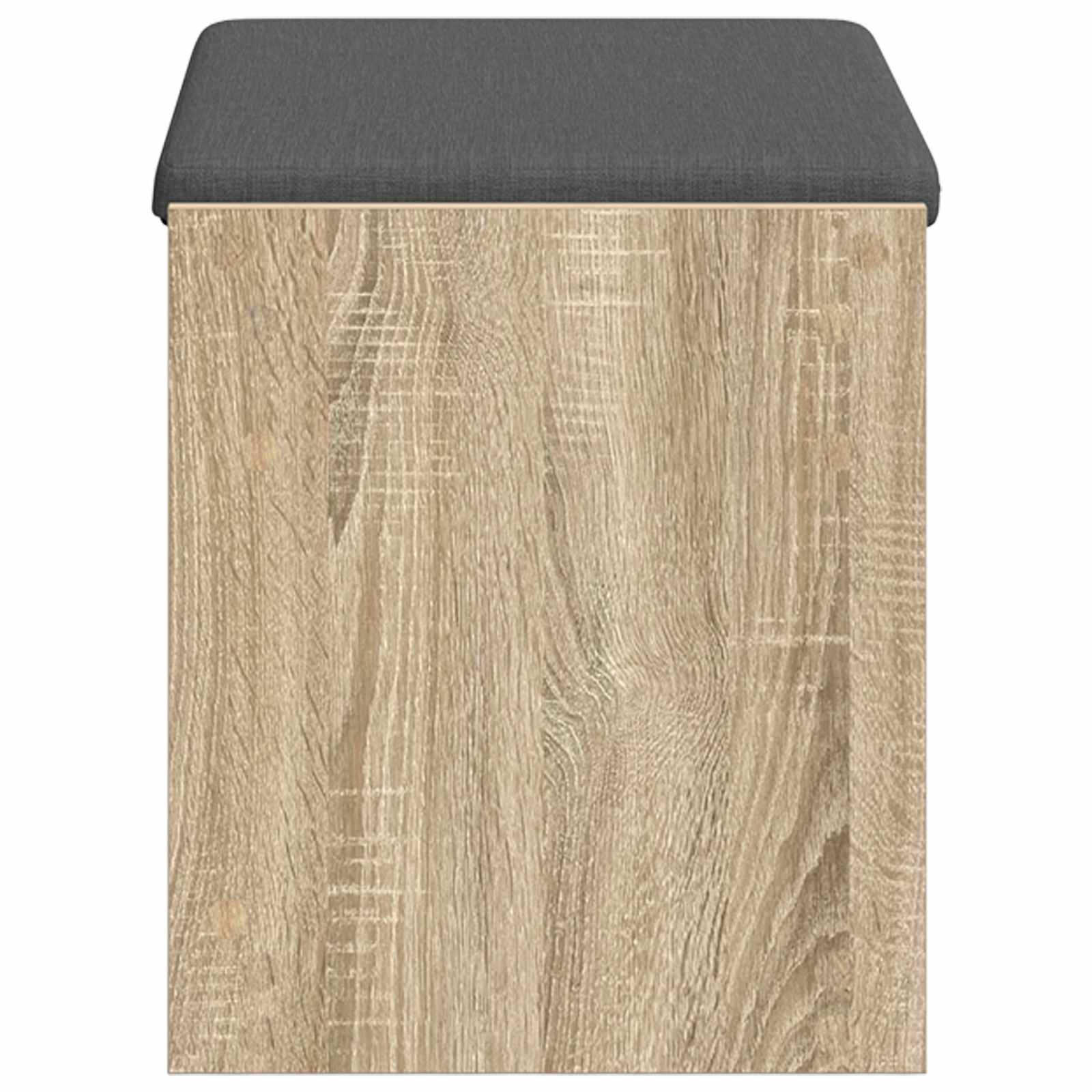 Panca per ingresso con cuscino Rovere Sonoma 63 x 38 x 45 cm | homemem39