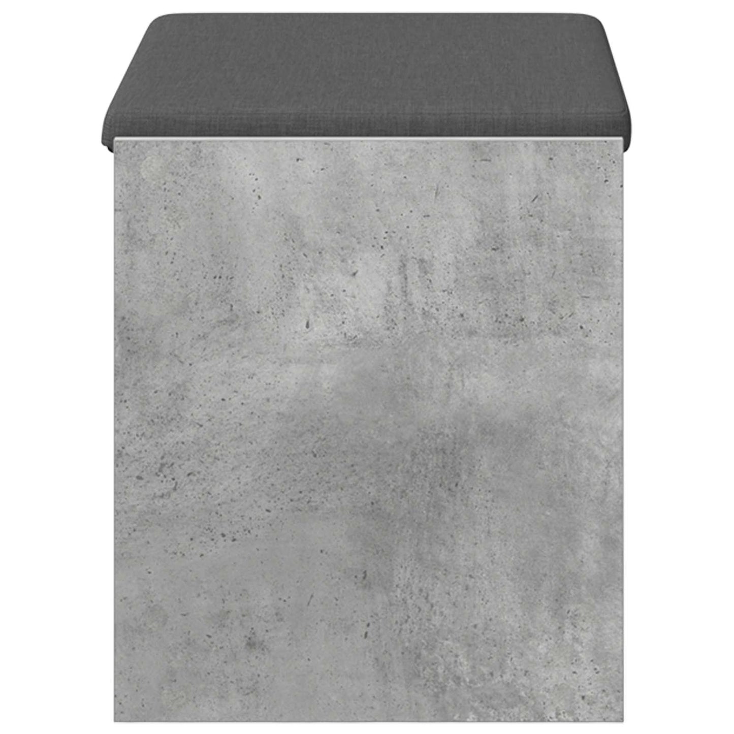 Panca per ingresso con cuscino Grigio Cemento 63 x 38 x 45 cm | homemem39