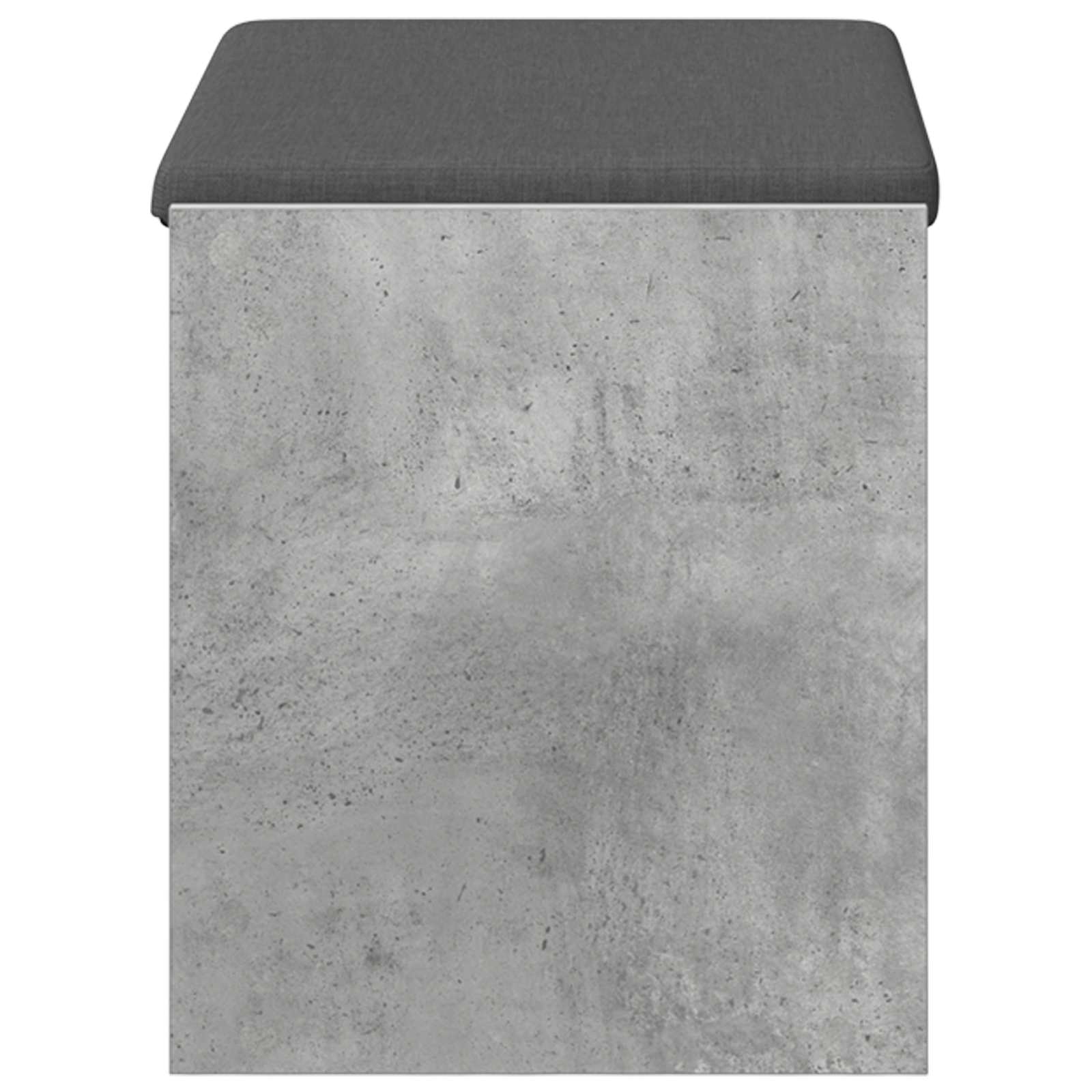 Panca per ingresso con cuscino Grigio Cemento 63 x 38 x 45 cm | homemem39