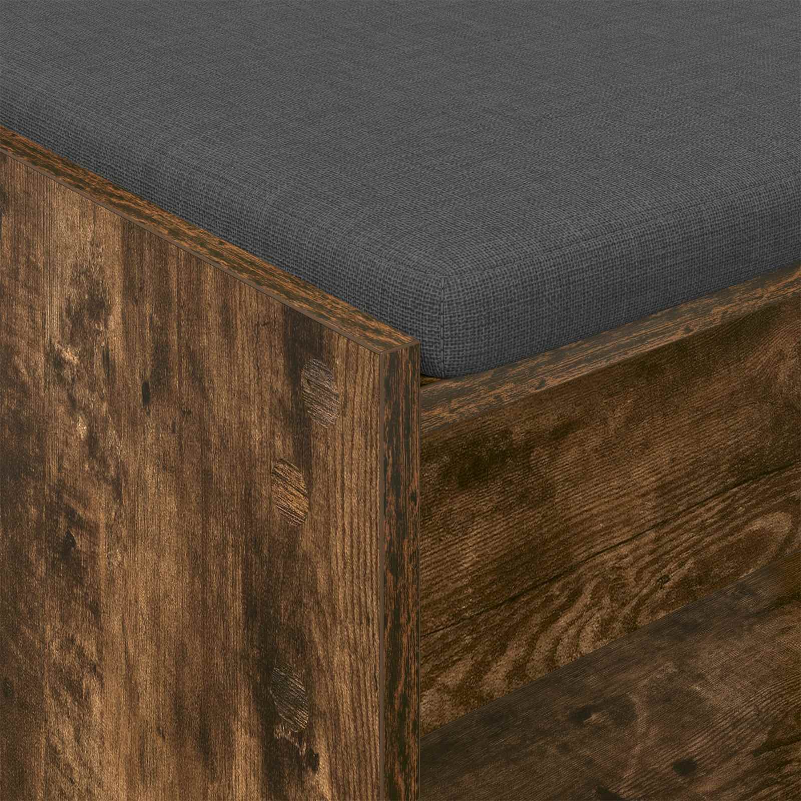 Panca per ingresso Quercia Affumicata 63 x 38 x 45 cm | homemem39