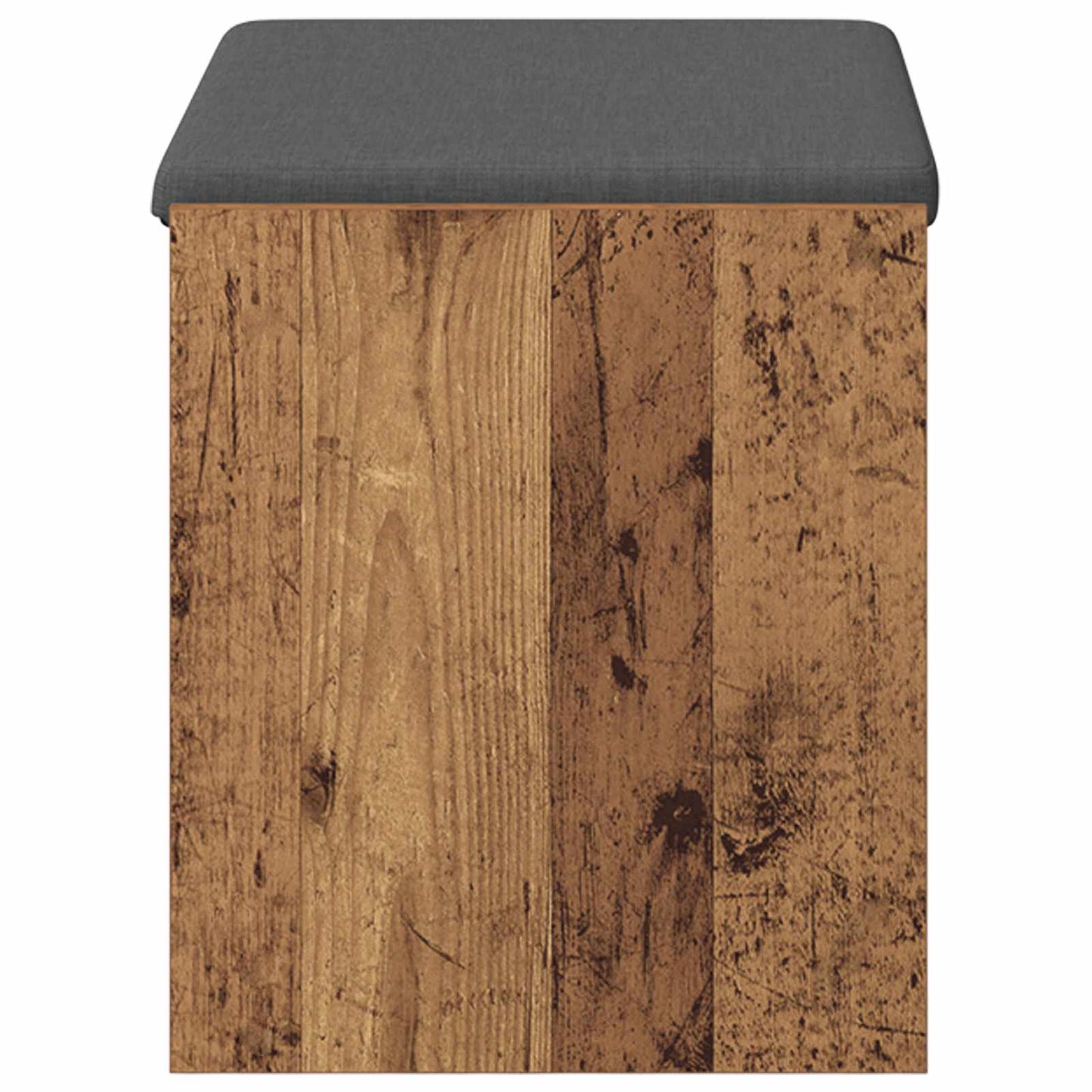 Panca per ingresso con cuscino Legno vecchio 63 x 38 x 45 cm | homemem39