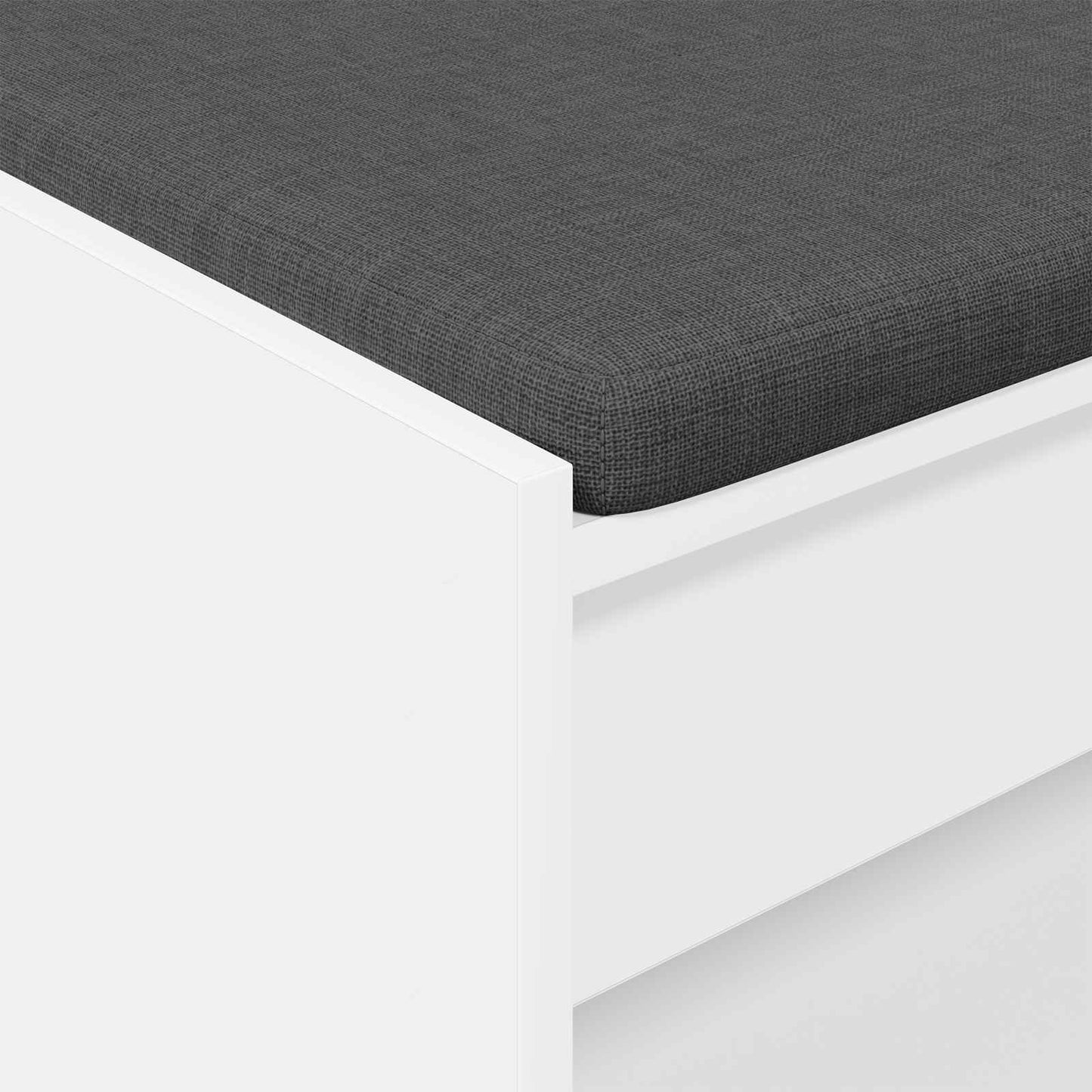 Panca per ingresso con cuscino Bianco 83 x 38 x 45 cm | homemem39