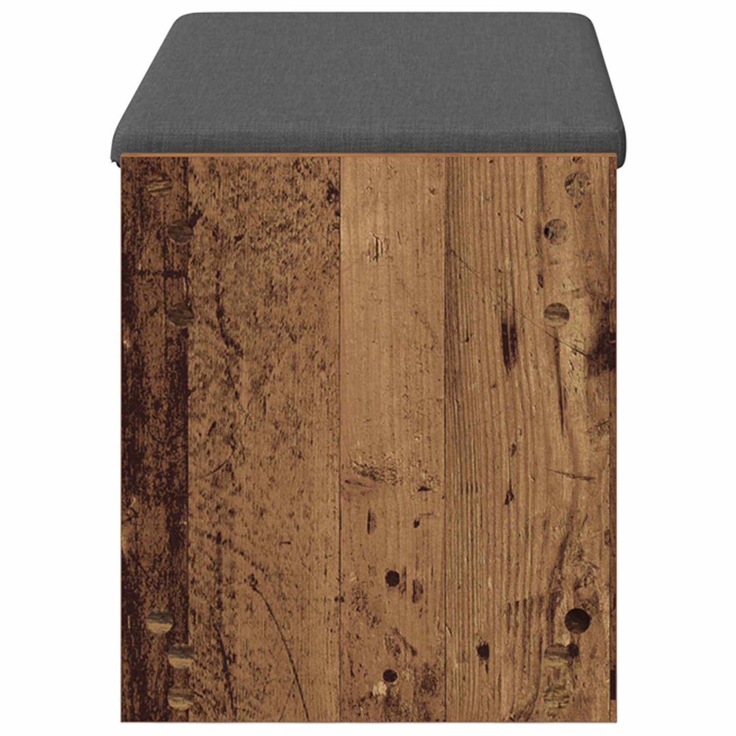 Panca per ingresso con cuscino Legno vecchio 83 x 38 x 45 cm | homemem39