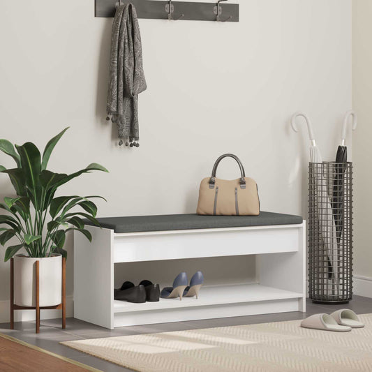 Panca per ingresso Bianco 103 x 38 x 45 cm