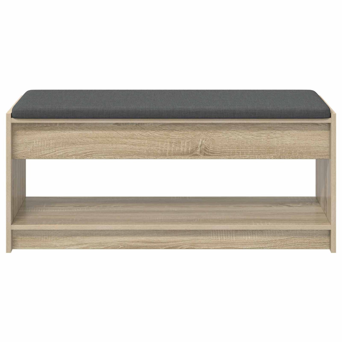 Panca per ingresso con cuscino Rovere Sonoma 103 x 38 x 45 cm | homemem39