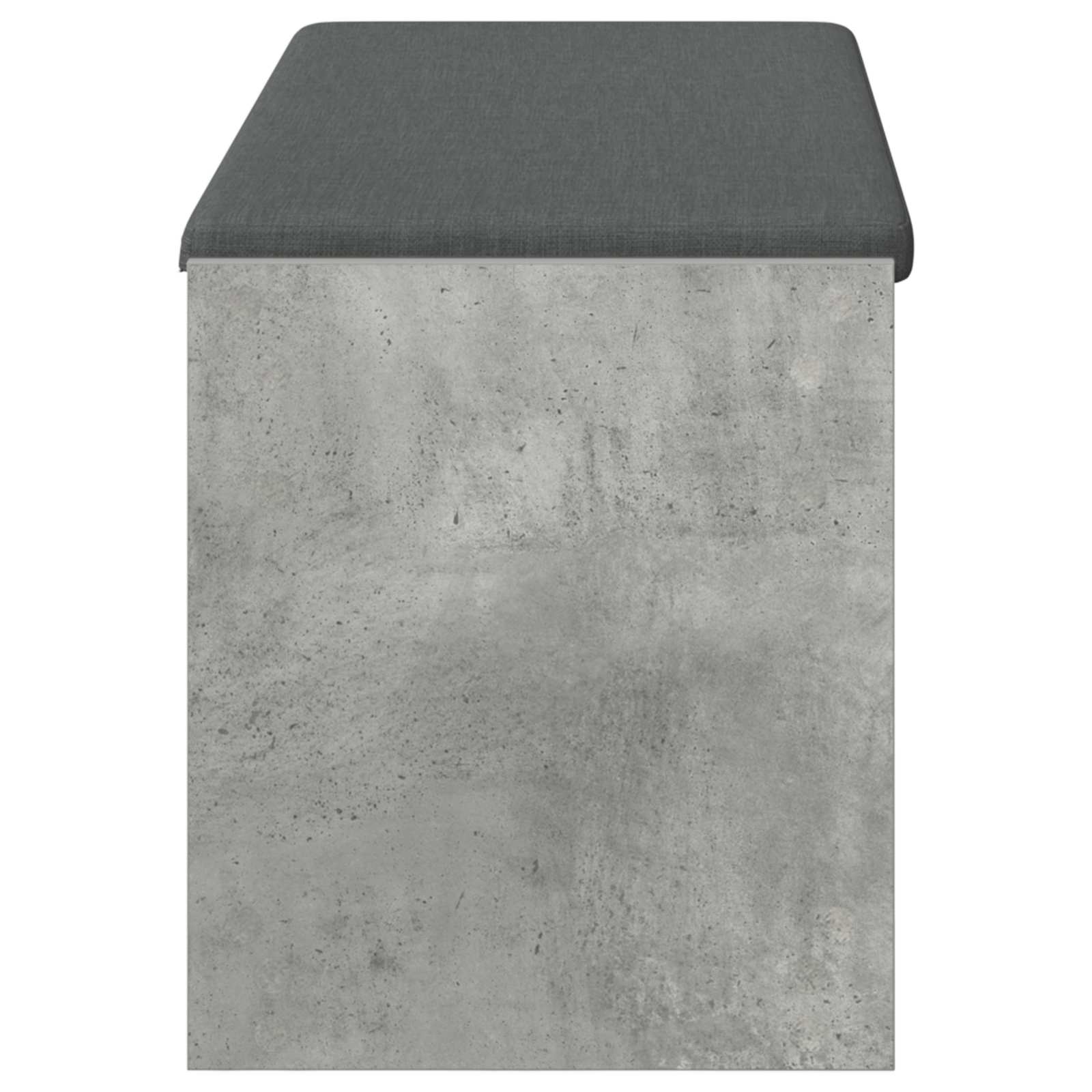 Panca per ingresso con cuscino Grigio Cemento 103 x 38 x 45 cm | homemem39