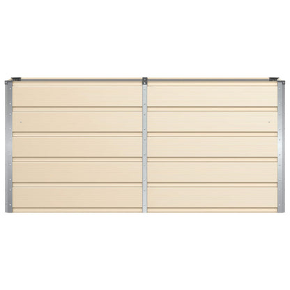 Fioriera Avorio 160 x 40 x 75 cm Acciaio