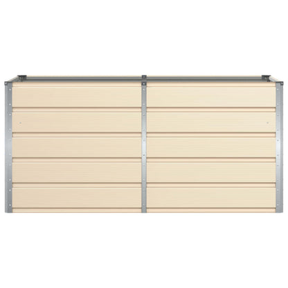 Fioriera Avorio 160 x 80 x 75 cm Acciaio