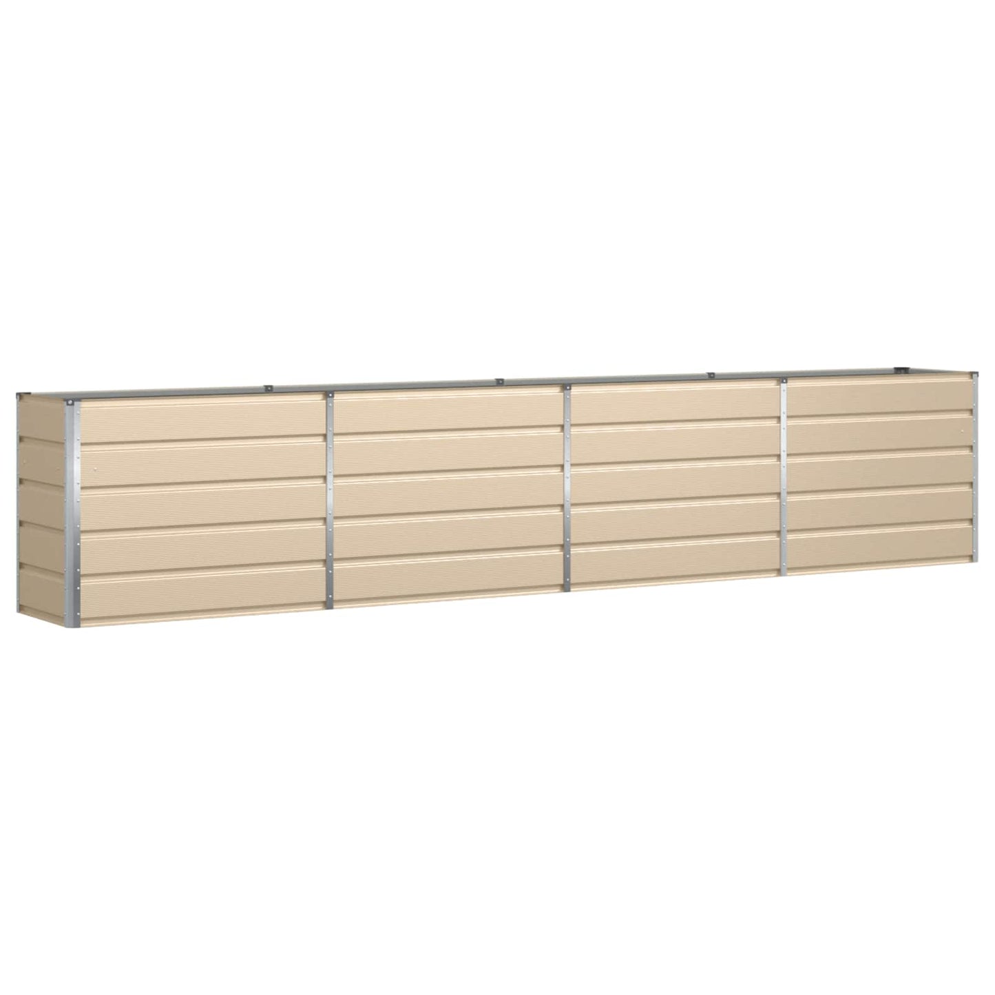 Fioriera Avorio 385 x 50 x 75 cm Acciaio zincato | homemem39