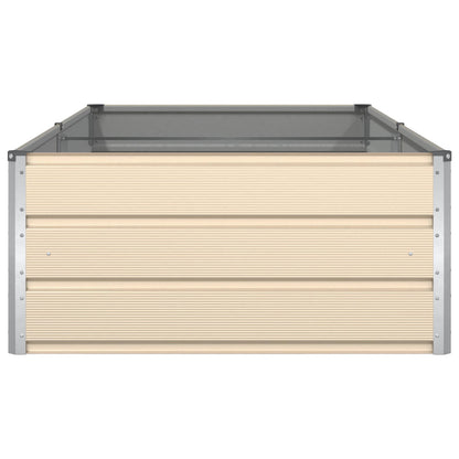 Fioriera Avorio 195 x 100 x 45 cm Acciaio zincato