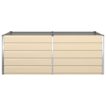 Fioriera Avorio 195 x 100 x 45 cm Acciaio zincato