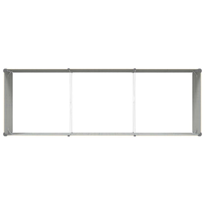 Fioriera Avorio 195 x 100 x 45 cm Acciaio zincato