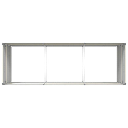 Fioriera Avorio 195 x 100 x 45 cm Acciaio zincato