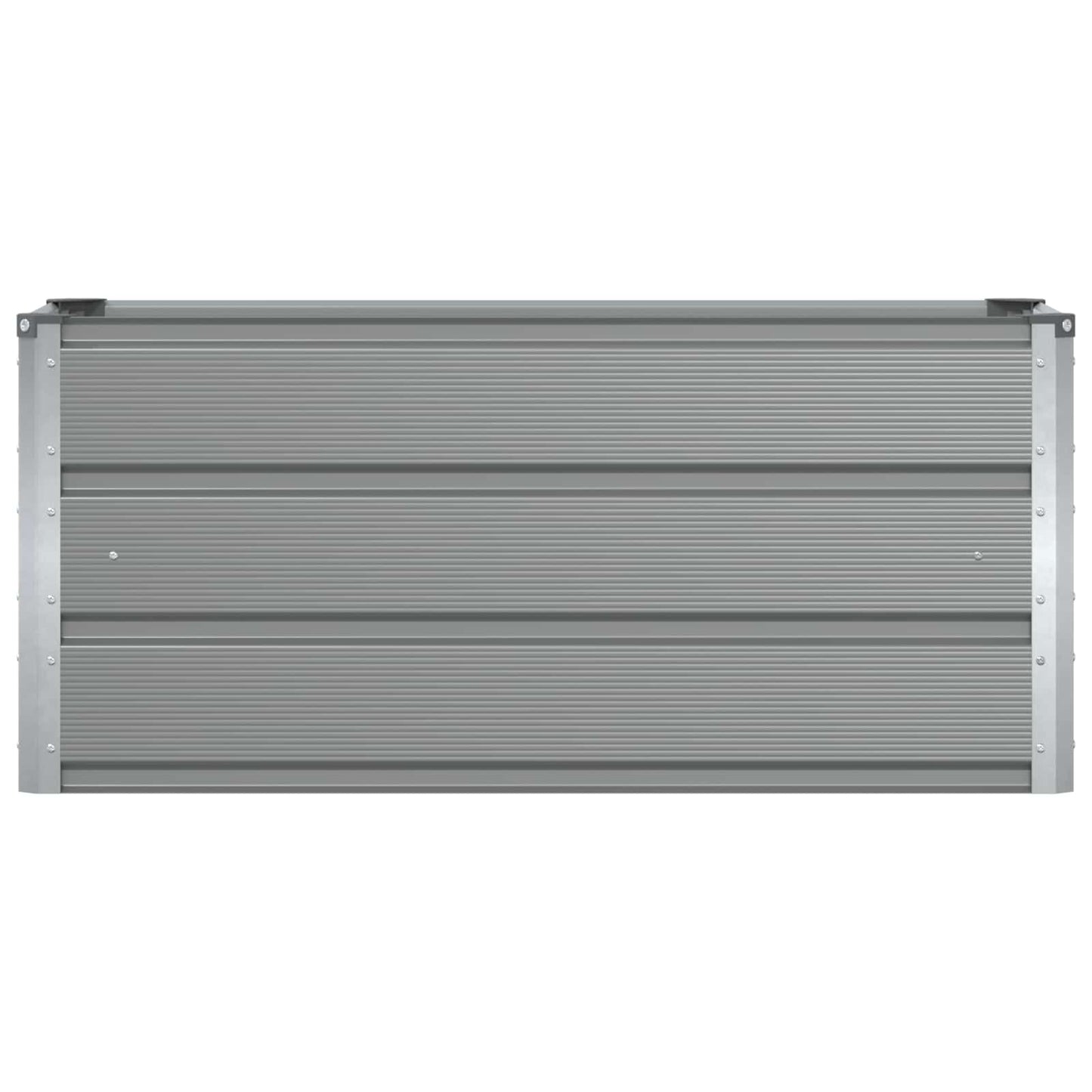 Fioriera Grigio chiaro 100 x 40 x 45 cm Acciaio