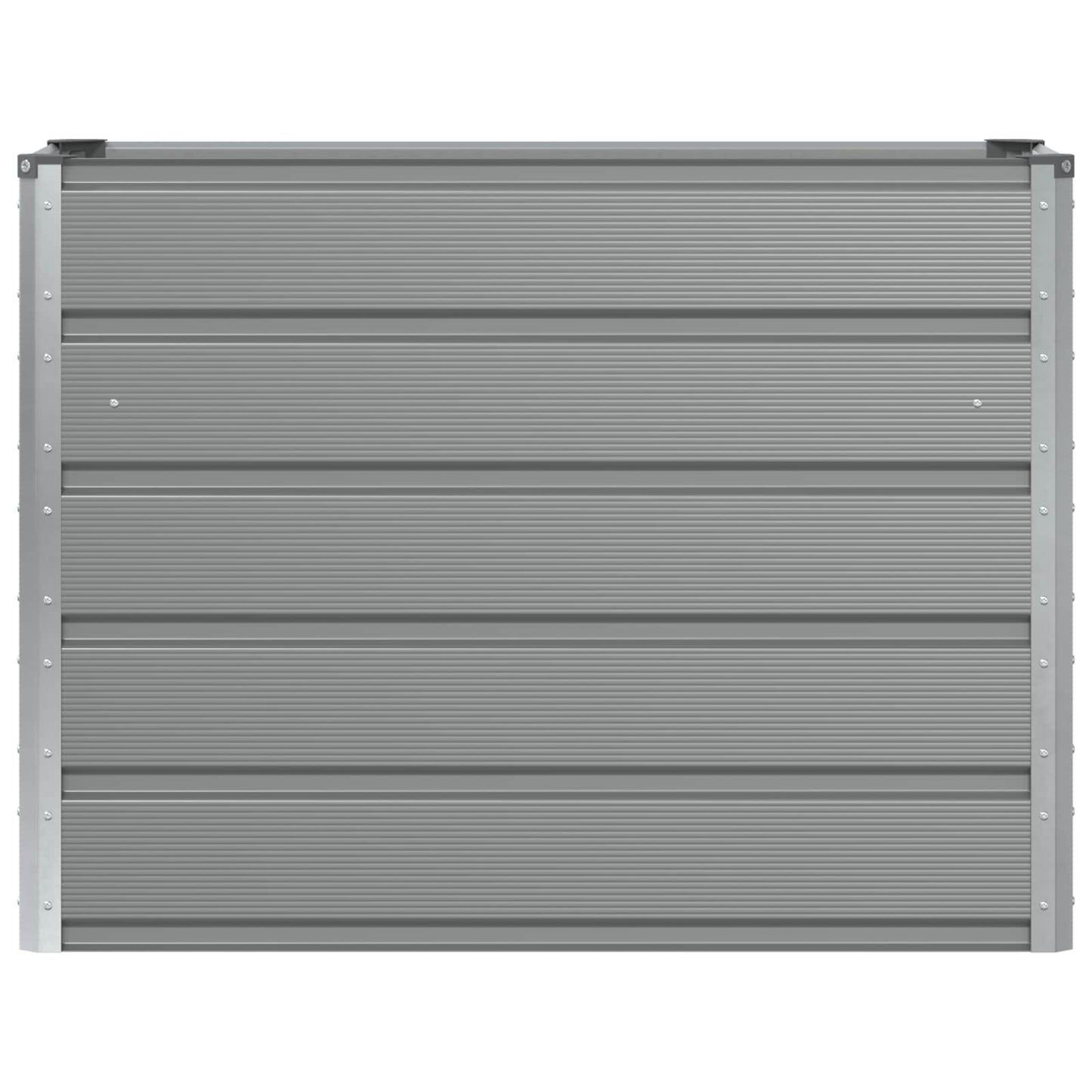 Fioriera Grigio chiaro 100 x 40 x 75 cm Acciaio
