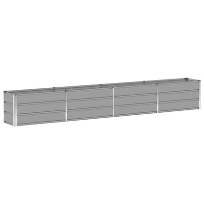 Fioriera Grigio chiaro 320 x 40 x 45 cm Acciaio