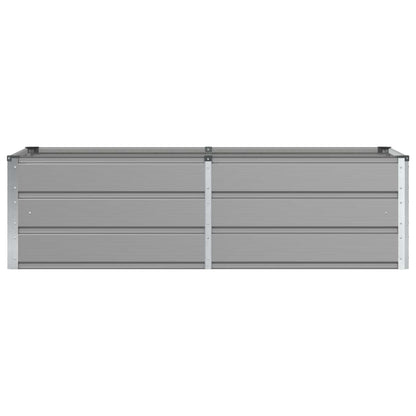 Fioriera Grigio chiaro 160 x 80 x 45 cm Acciaio