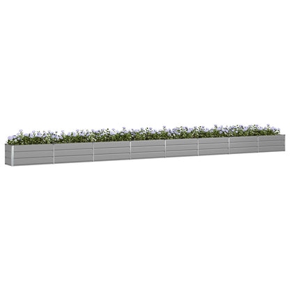 Fioriera Grigio chiaro 770 x 50 x 45 cm Acciaio zincato