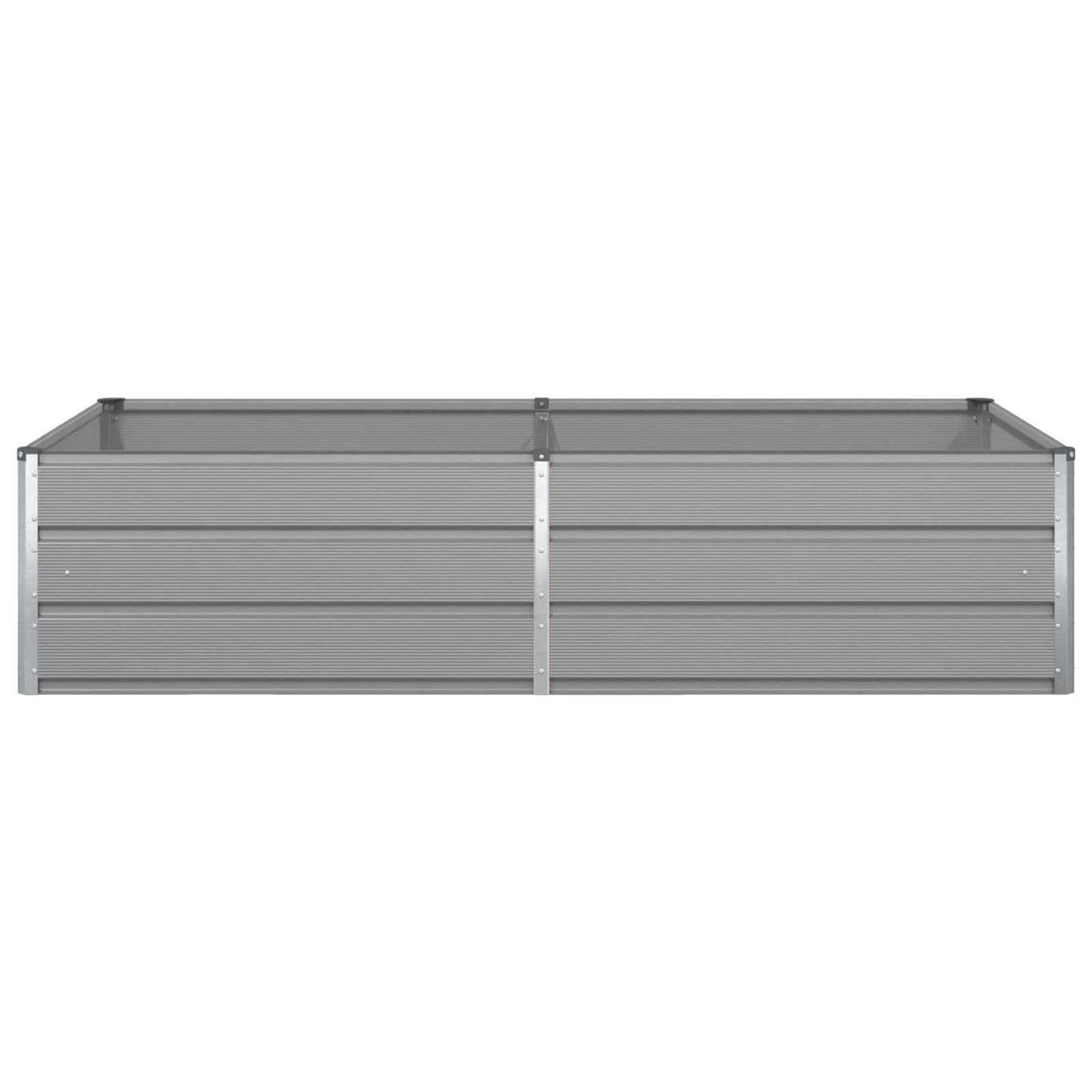 Fioriera Grigio chiaro 195 x 100 x 45 cm Acciaio zincato