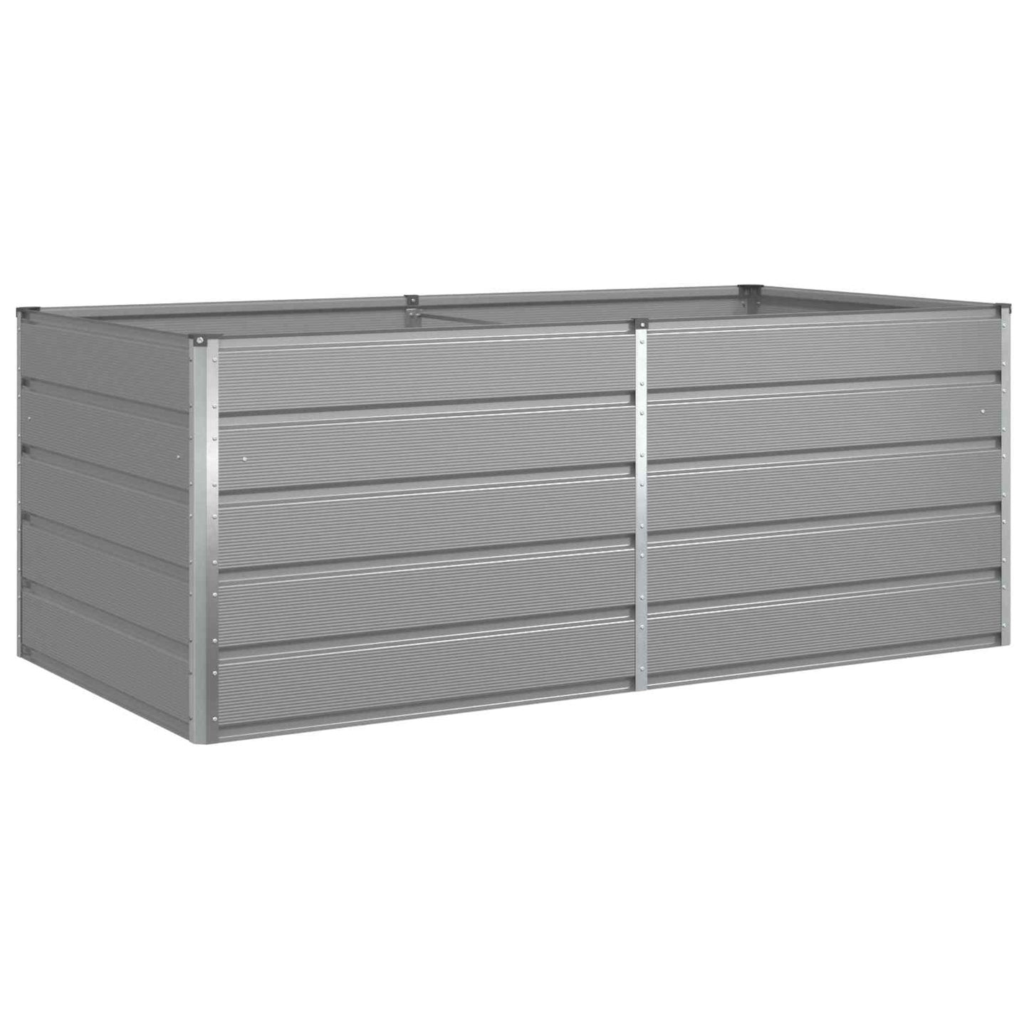 Fioriera Grigio chiaro 195 x 100 x 45 cm Acciaio zincato