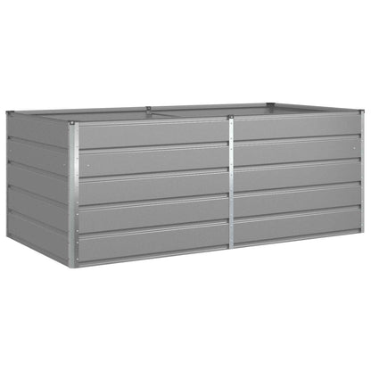 Fioriera Grigio chiaro 195 x 100 x 45 cm Acciaio zincato