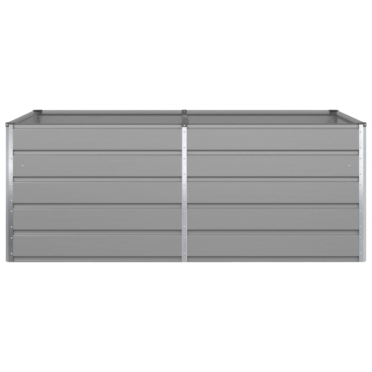 Fioriera Grigio chiaro 195 x 100 x 45 cm Acciaio zincato