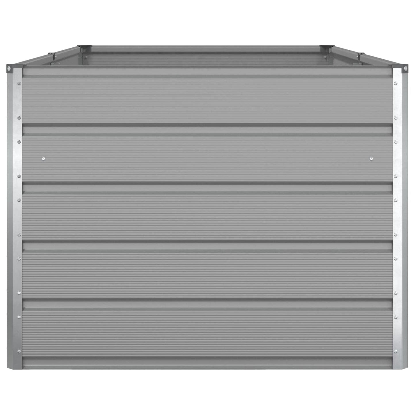 Fioriera Grigio chiaro 195 x 100 x 45 cm Acciaio zincato