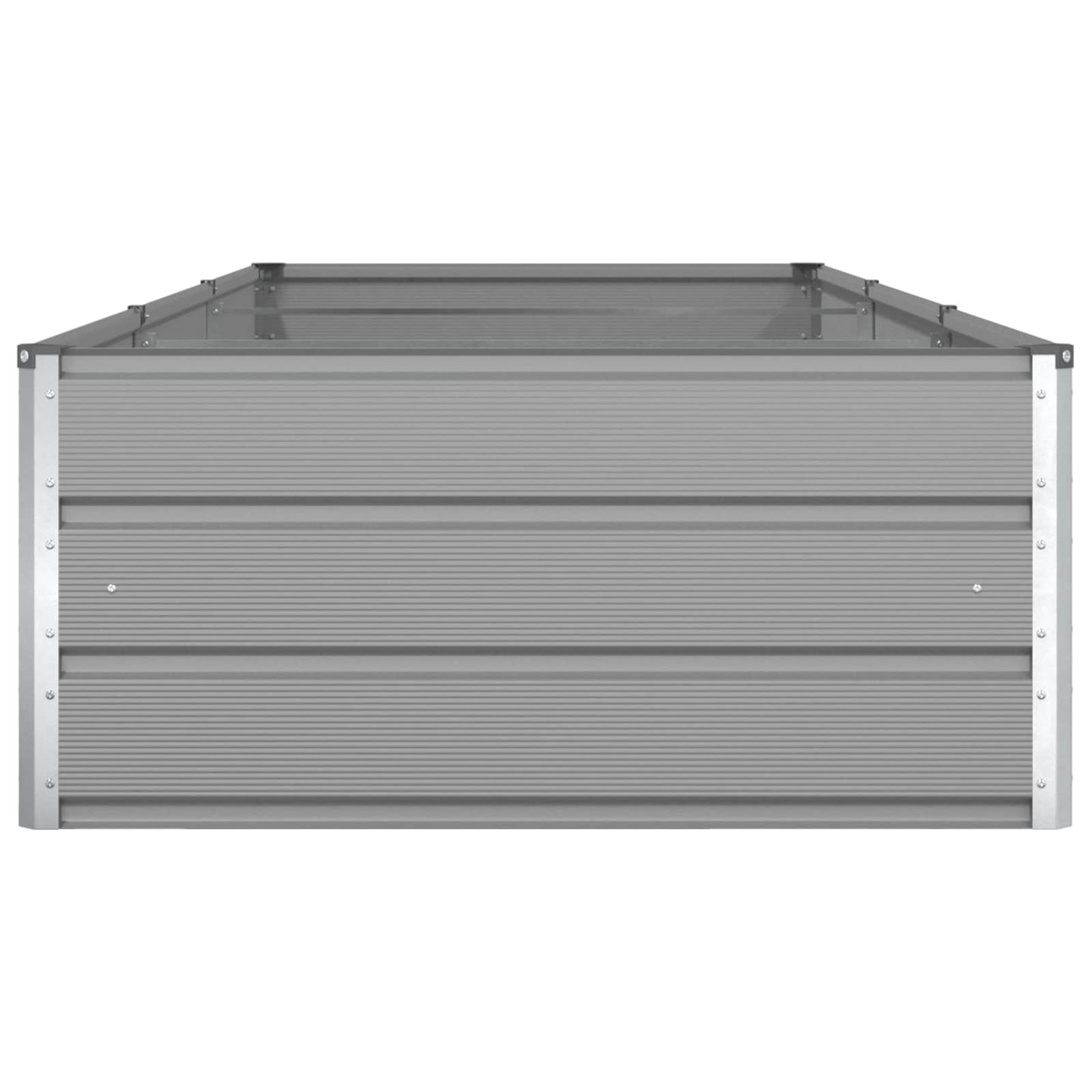 Fioriera Grigio chiaro 195 x 100 x 45 cm Acciaio zincato
