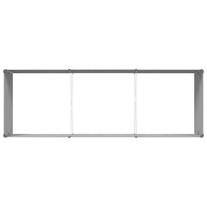 Fioriera Grigio chiaro 195 x 100 x 45 cm Acciaio zincato