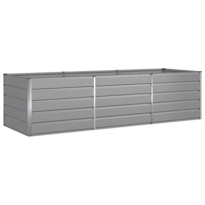 Fioriera Grigio chiaro 195 x 100 x 45 cm Acciaio zincato
