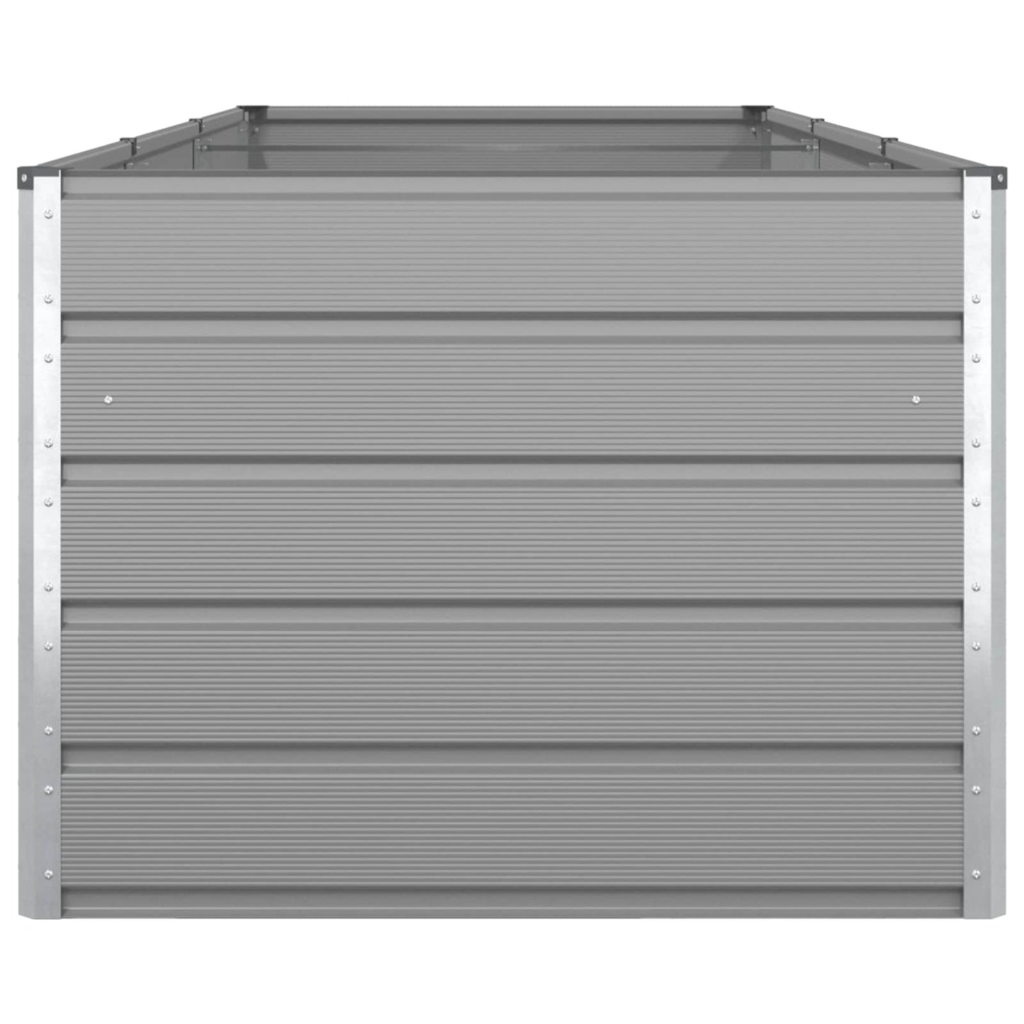 Fioriera Grigio chiaro 195 x 100 x 45 cm Acciaio zincato