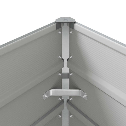 Fioriera Grigio chiaro 385 x 100 x 45 cm Acciaio zincato | homemem39