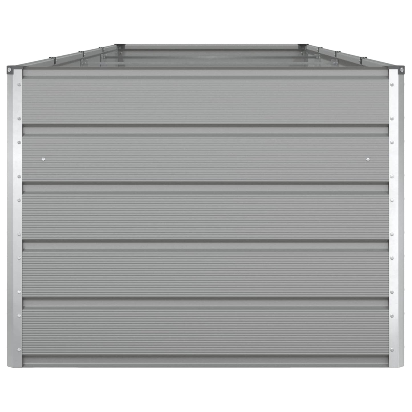Fioriera Grigio Chiaro 385 x 100 x 75 cm Acciaio zincato