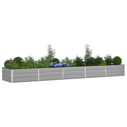 Fioriera Grigio chiaro 480 x 100 x 45 cm Acciaio zincato | homemem39