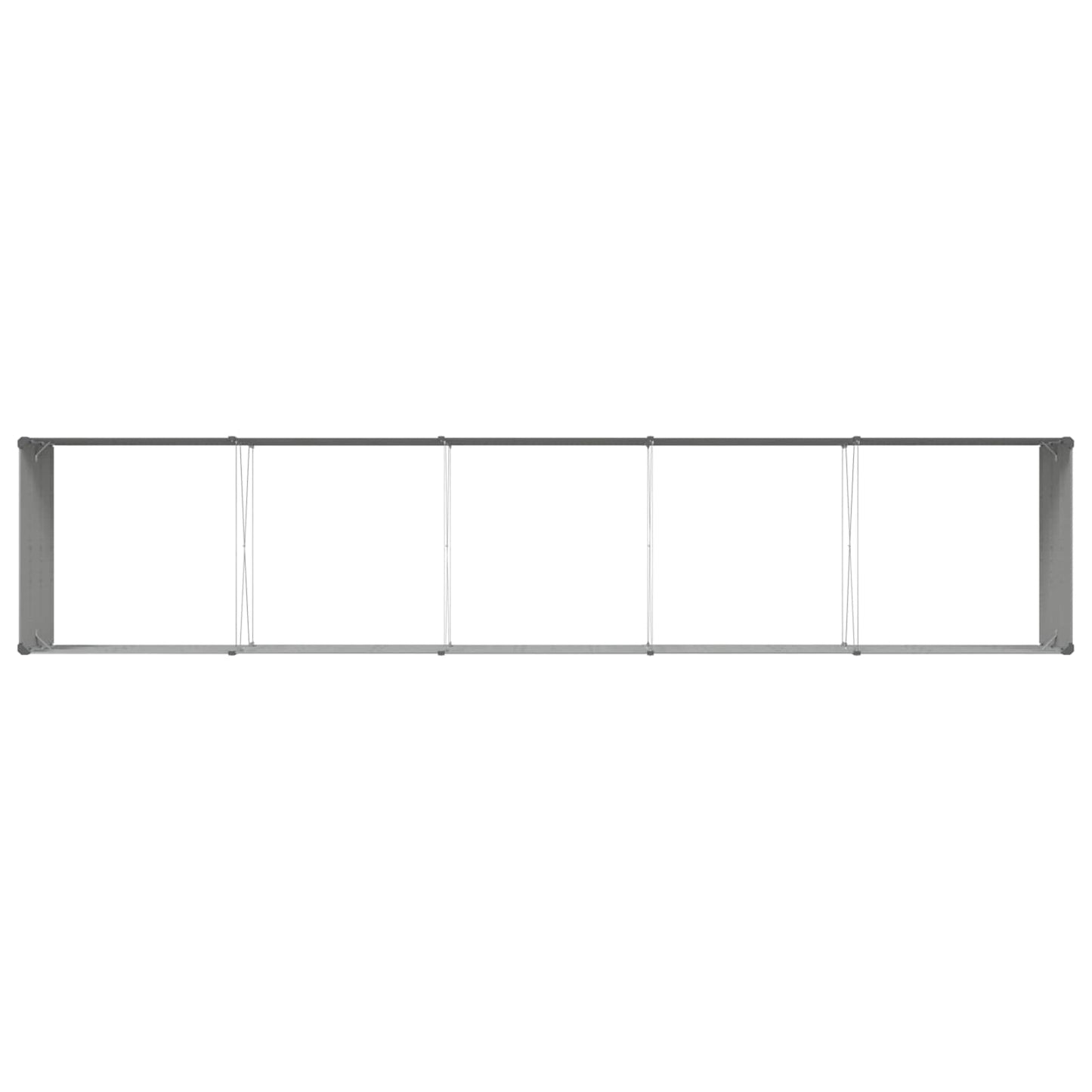 Fioriera Grigio chiaro 480 x 100 x 45 cm Acciaio zincato | homemem39