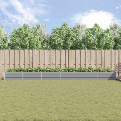 Fioriera Grigio chiaro 580 x 100 x 45 cm Acciaio zincato | homemem39