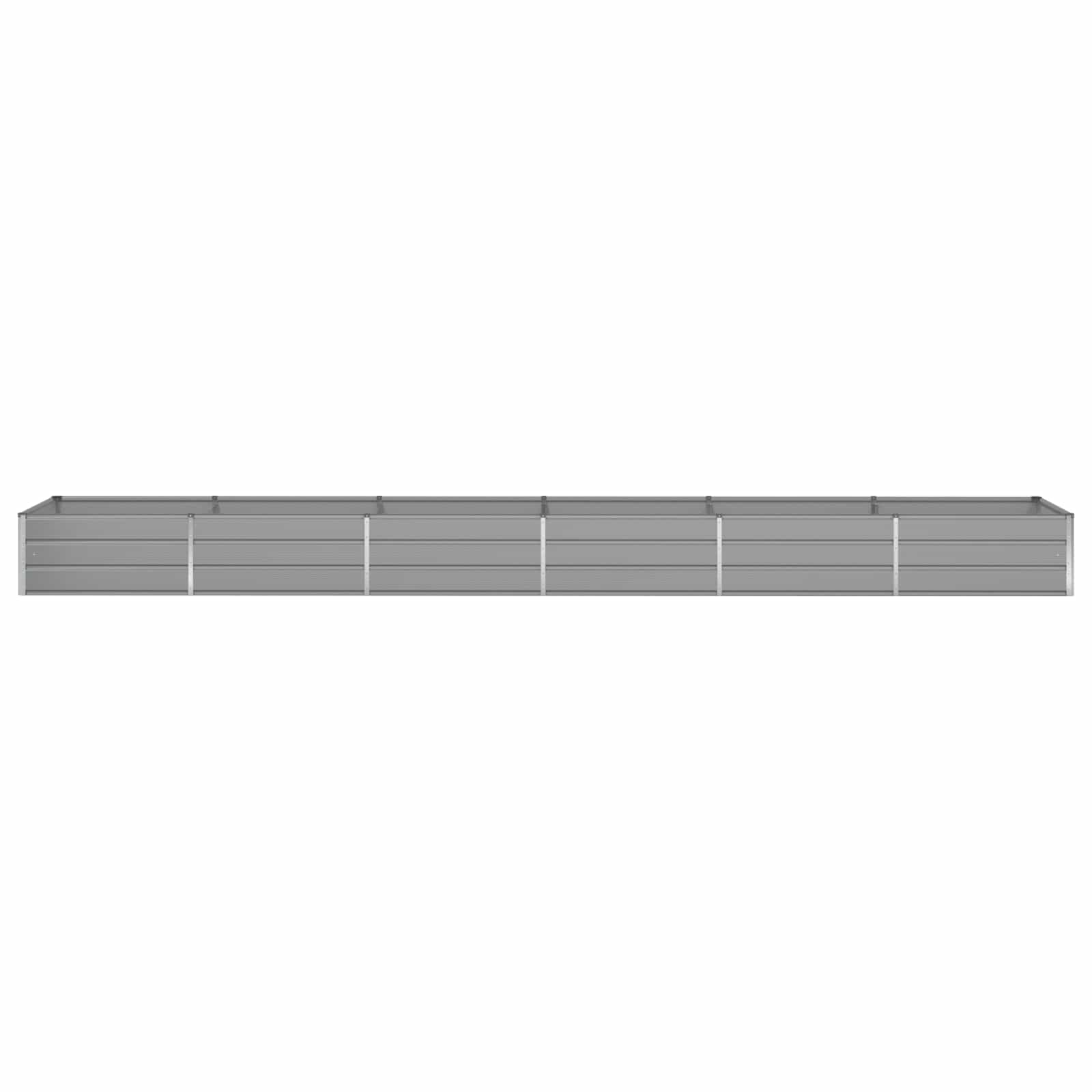 Fioriera Grigio chiaro 580 x 100 x 45 cm Acciaio zincato | homemem39