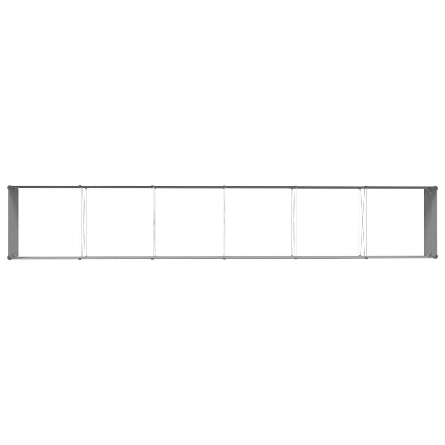 Fioriera Grigio chiaro 580 x 100 x 45 cm Acciaio zincato | homemem39