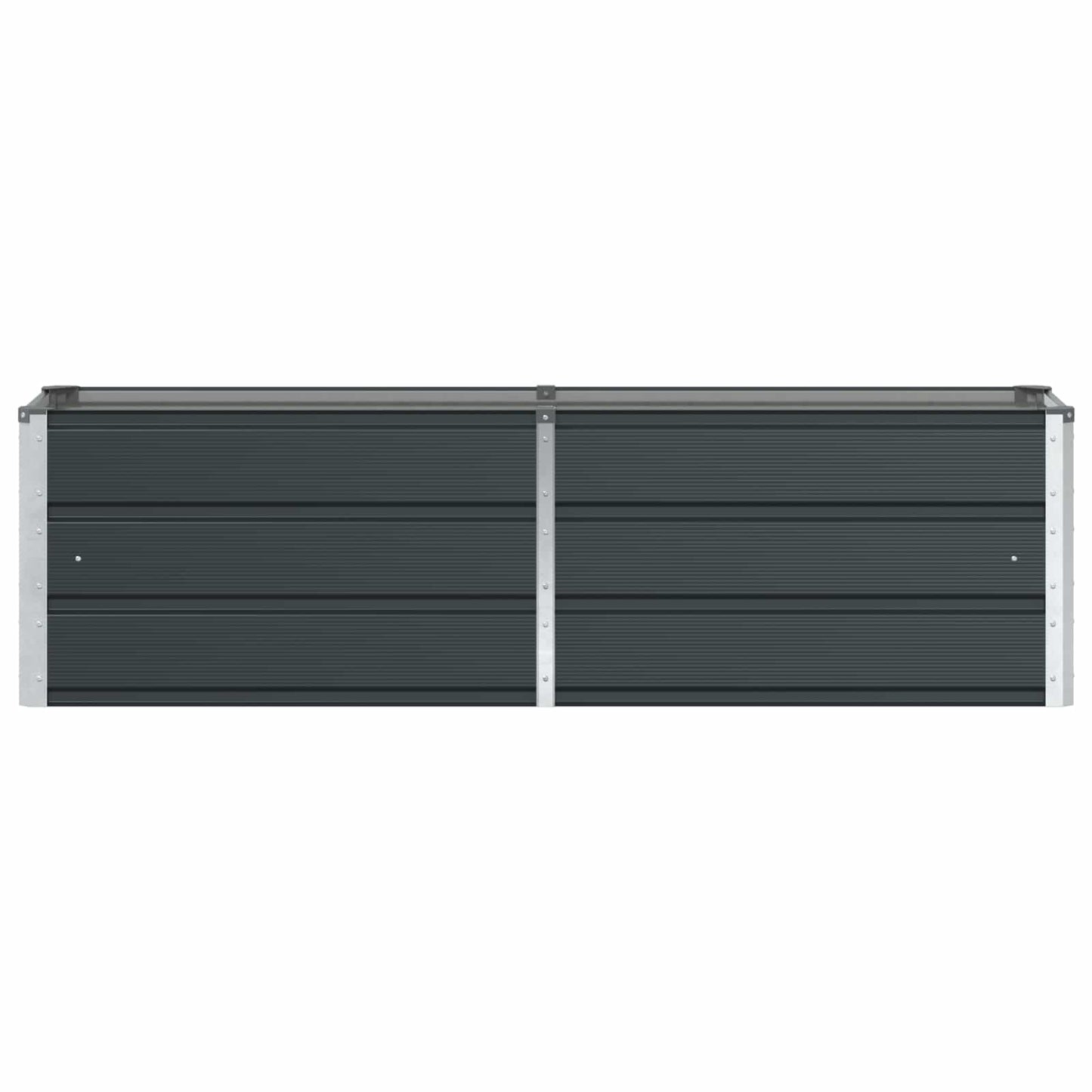 Fioriera Antracite 160 x 40 x 45 cm Acciaio